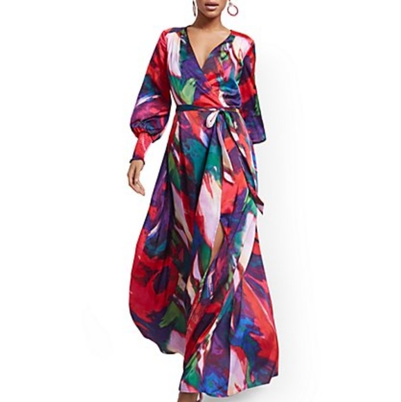 New York & Company Dresses & Skirts - Patterned Maxi Dress Tall